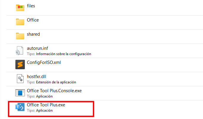 Contenido ISO Microsoft Office